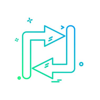 Simge tasarlamak vektör yenileme 