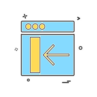 Web düzen simge tasarlamak vektör