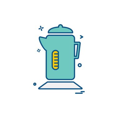 Mutfak simgesi tasarım vektörü 