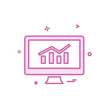 Bilgisayar simgesi tasarım vektörü