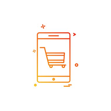 Akıllı telefon simge tasarlamak vektör 