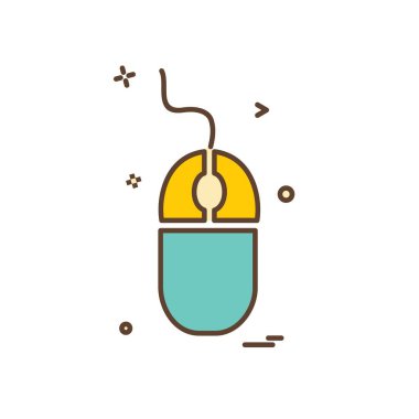 Fare simgesi tasarım vektörü