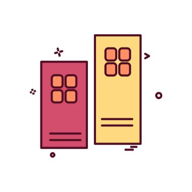 Dosya simgesi tasarım vektörü