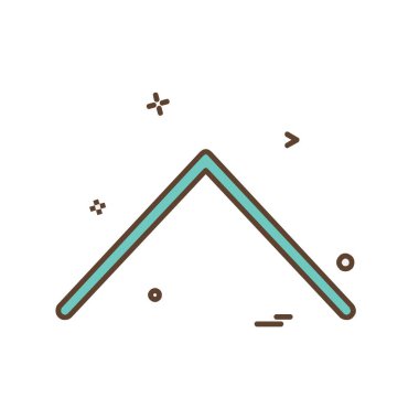 Ok simgesi tasarım vektörü