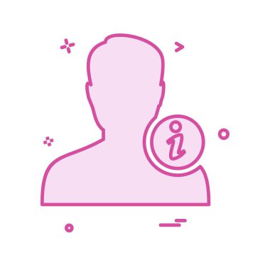 Avatar erkek simge tasarım vektörü