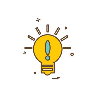 Fikir simge tasarlamak vektör