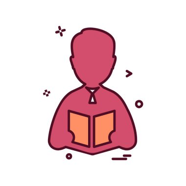 Avatar simge tasarım vektörü