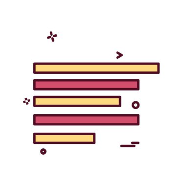 Metin hizalama simge tasarlamak vektör