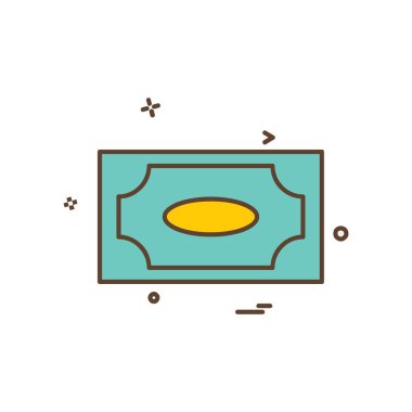 Doları simge tasarlamak vektör 