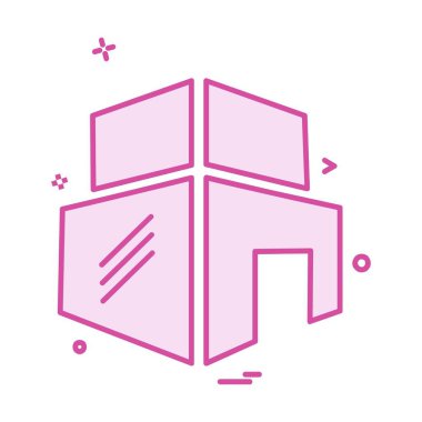 Emlak simge tasarlamak vektör