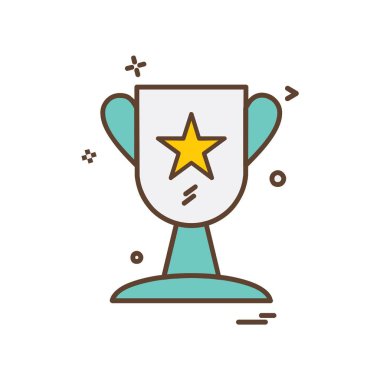 Ödül simgesi tasarım vektörü