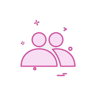 Kullanıcı simgesi tasarım vektörü