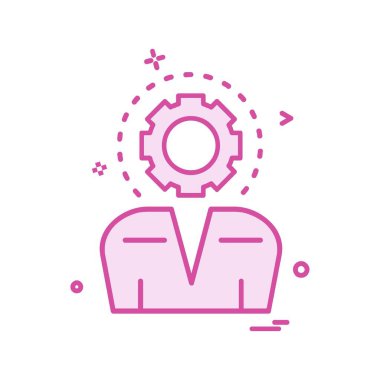 İş simgesi tasarım vektörü