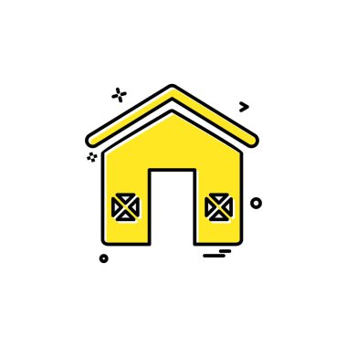 Emlak simge tasarlamak vektör