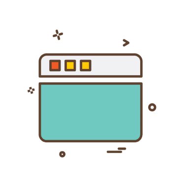 Web simge deisgn vektör