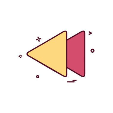 Medya simge vektör beyaz arka plan üzerinde