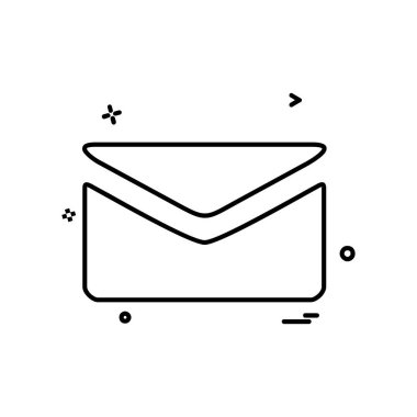 İleti simge tasarlamak vektör