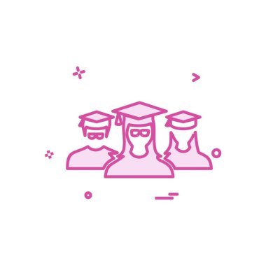 Avatar simge tasarım vektörü