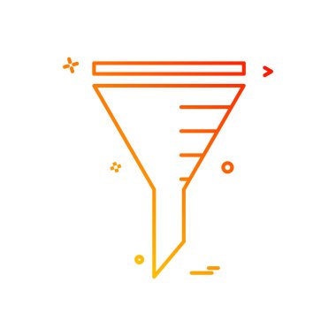 Filtre simge vektör tasarımı