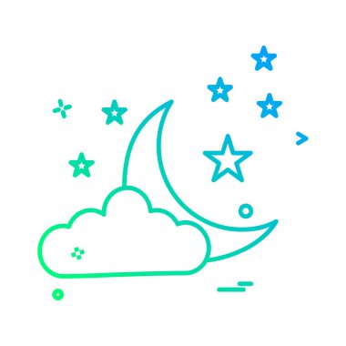 Hava simgesi tasarım vektörü