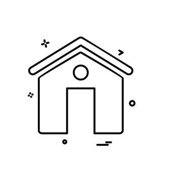 Emlak simge tasarlamak vektör