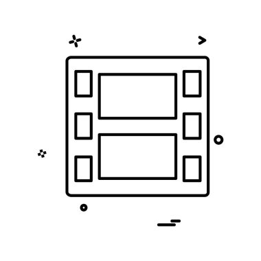Ortam simgesi tasarım vektörü