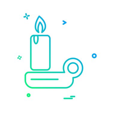 Mum simgesi tasarım vektörü