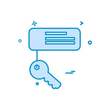 Anahtar simge tasarlamak vektör