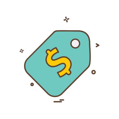 Satılık etiket simge tasarlamak vektör