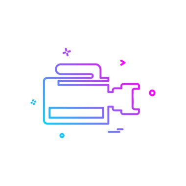 Kamera simgesi tasarım vektörü