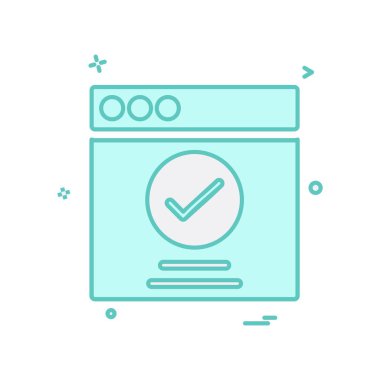 Web düzeni simge tasarım vektörü