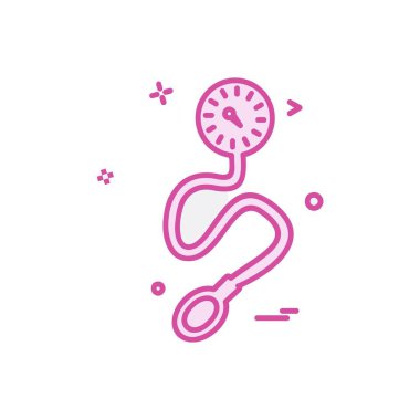 Tıbbi simge tasarım, renkli vektör çizim