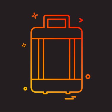 Seyahat simgesi tasarım vektörü 