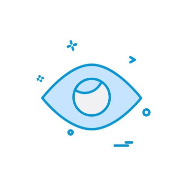 göz simgesi tasarım vektörü