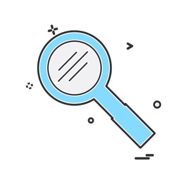 Arama simge tasarlamak vektör