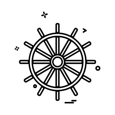 Vites simgesi tasarım vektörü 