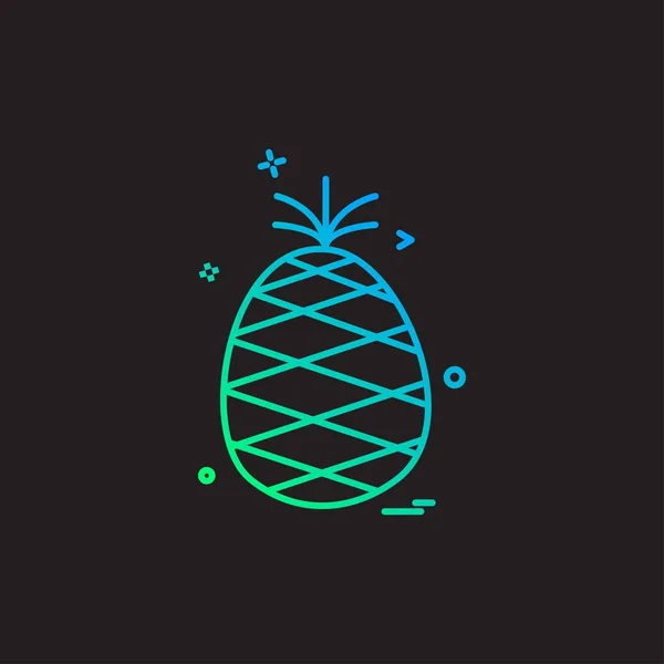 Obst Icon Design Vektor — Stockvektor