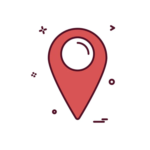 Navigation Symbol Design Vektor Illustration — Stockvektor