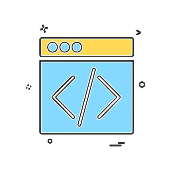 Web Layout Icon Design Vektor Illustration — Stockvektor