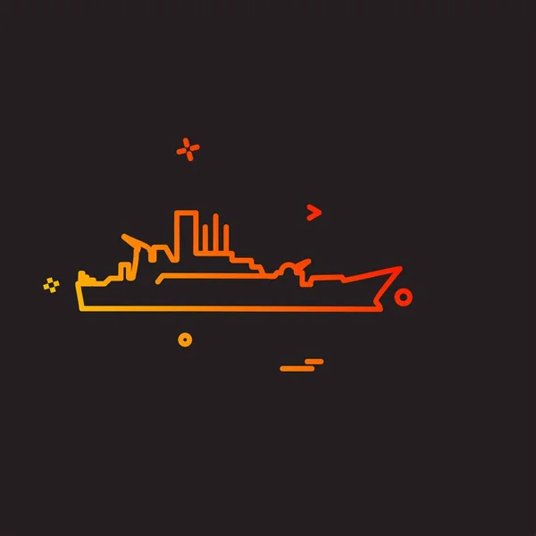 Design Vektor Für Navy Symbole — Stockvektor