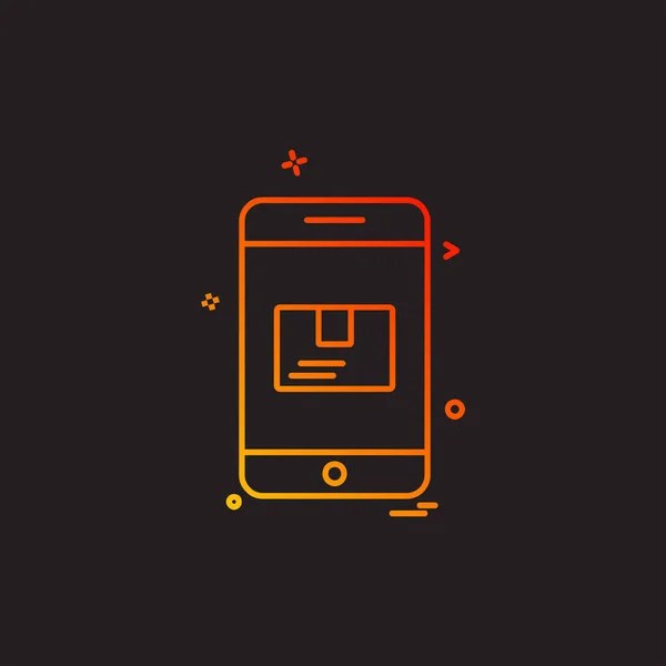 Designvektor Für Mobile Symbole — Stockvektor