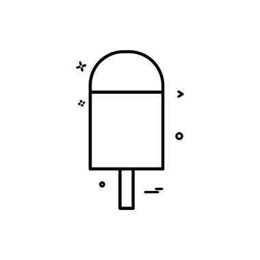 Gıda simgesi tasarım vektörü