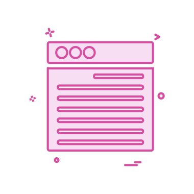 Web düzen simge tasarlamak vektör