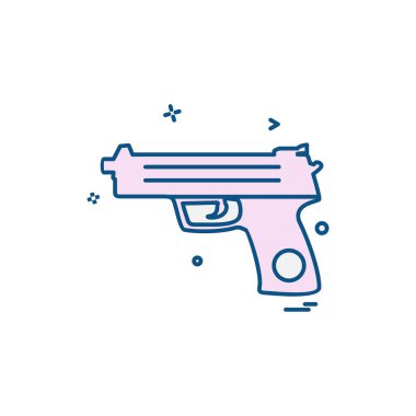 Silah simge tasarlamak vektör 