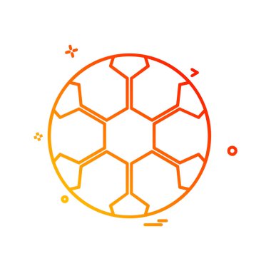 Topu simge tasarlamak vektör