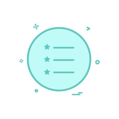 liste simgesi vektör tasarımı 