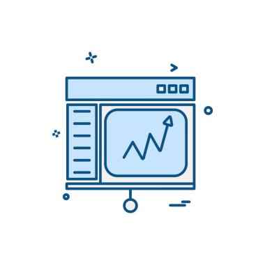 İş simgesi tasarım vektörü