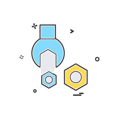 Dişli simge tasarlamak vektör