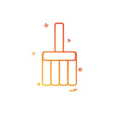 Fırça simge tasarlamak vektör