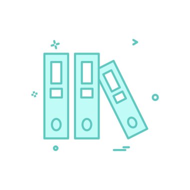 Dosya simgesi tasarım vektörü